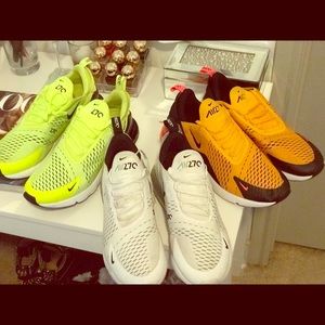 Air Max 270 3 pair bundle size 10 men’s shoes